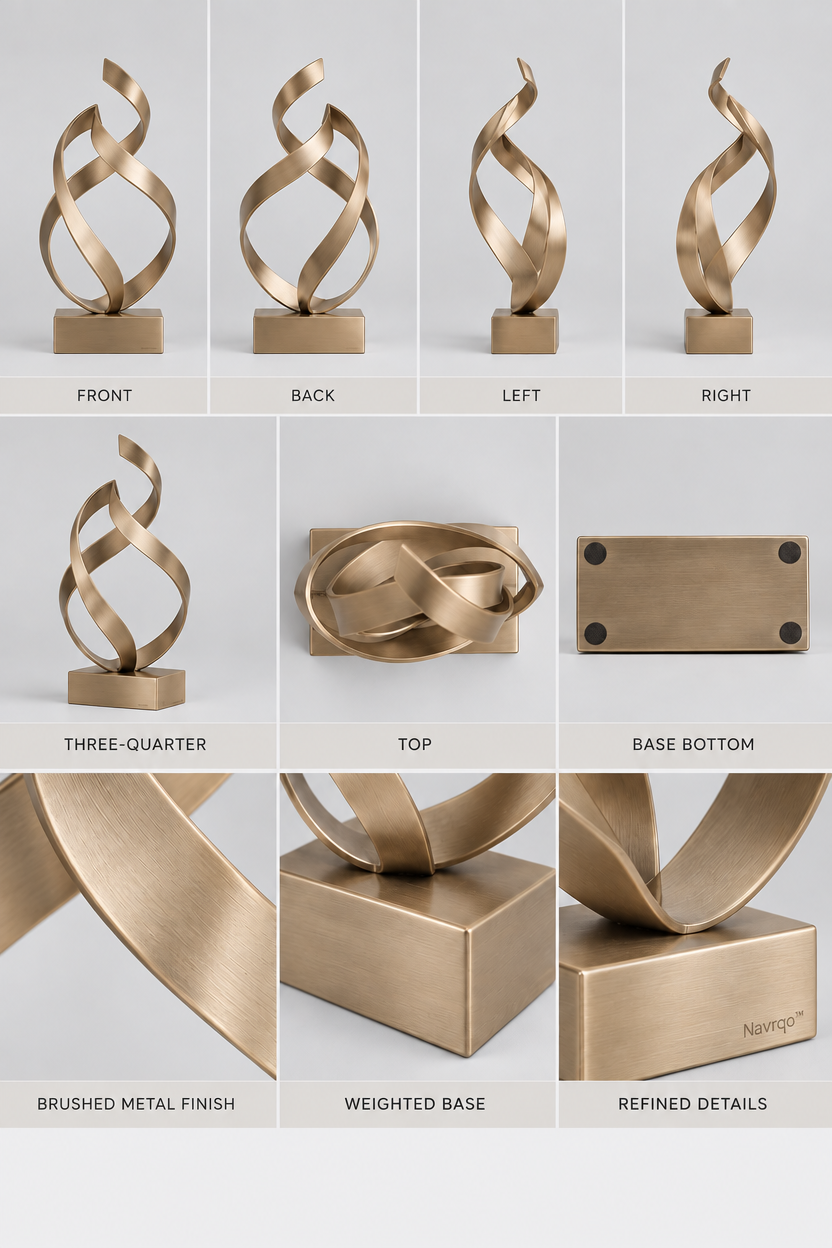 Navrqo™ Modern Metal Line Art Object product details