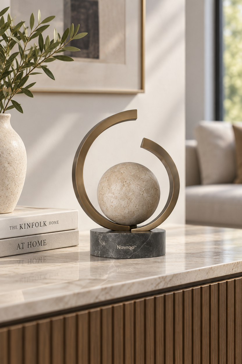 Navrqo™ Modern Balance Art Object setup and care
